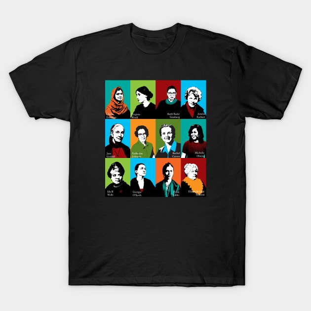 Feminist Icons T-Shirt by candhdesigns